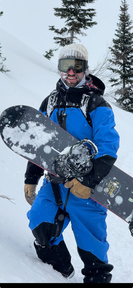 Man in Snowboard Outfit