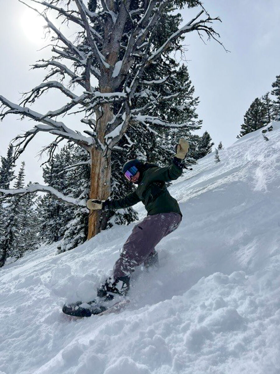 Women Snowboarding Jackson Hole