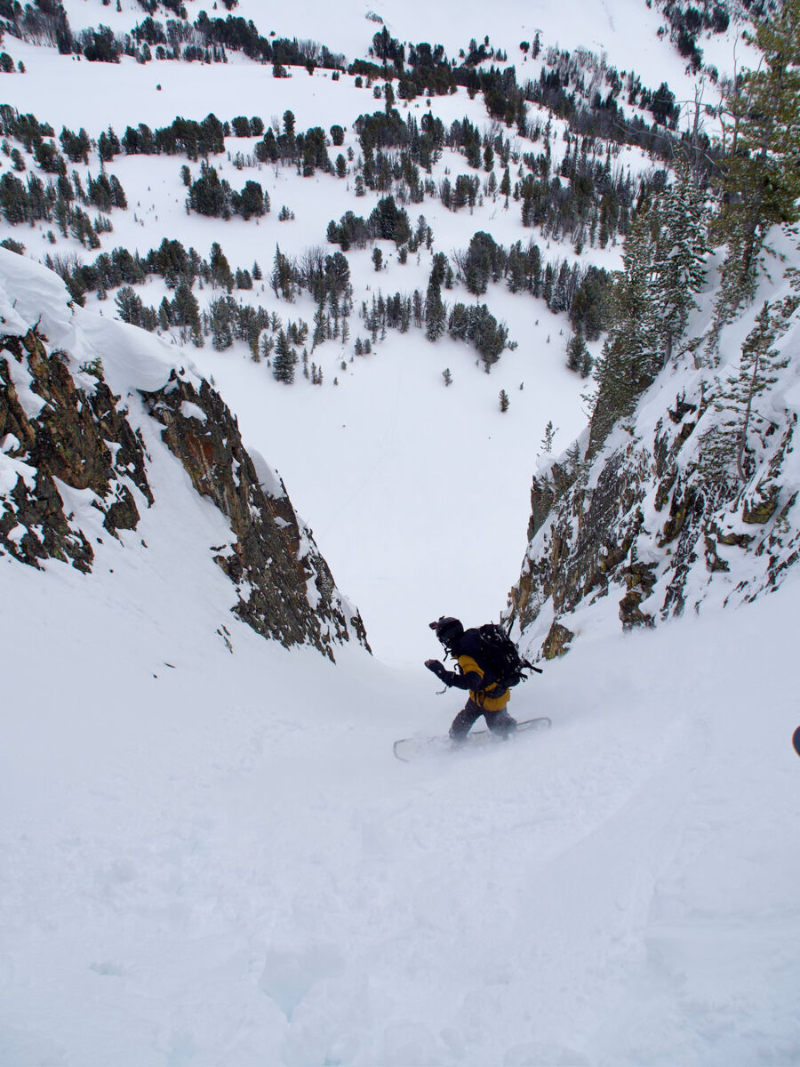 Pete Jacus Dropping into a Rad Line