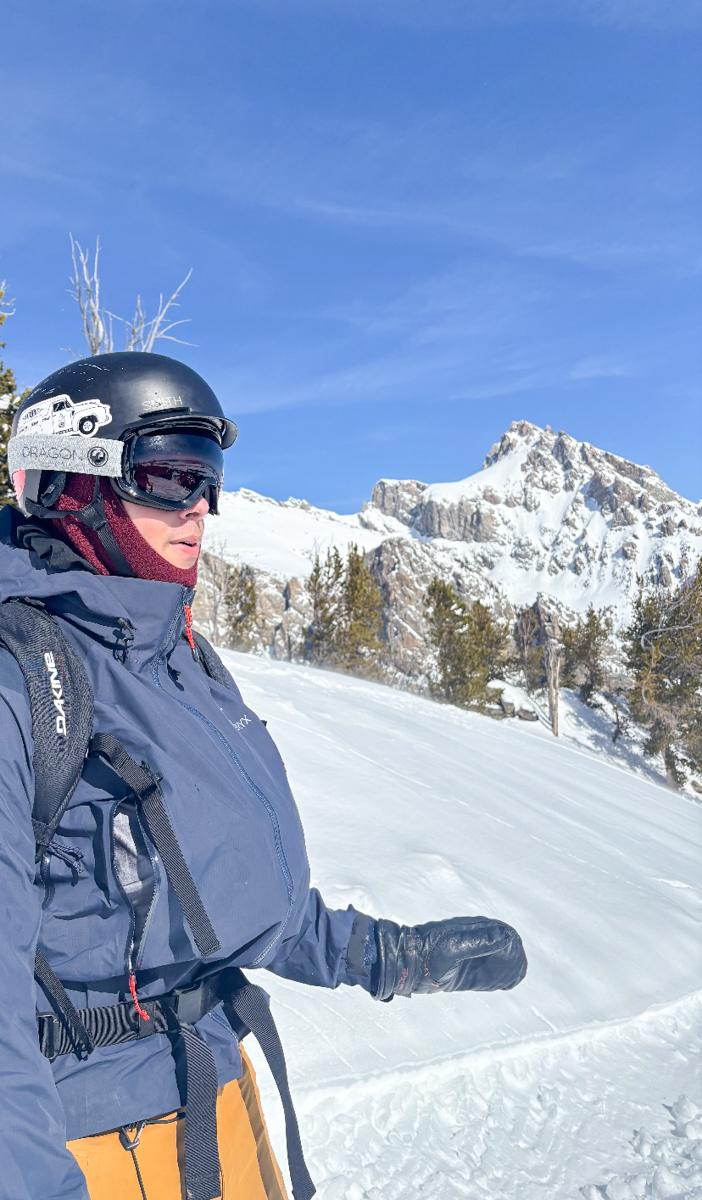 Wearing Goggles on Sunny Day
