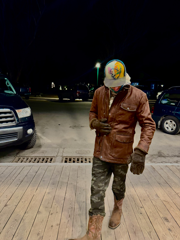 Man Having Fun Wearing Western Jacket