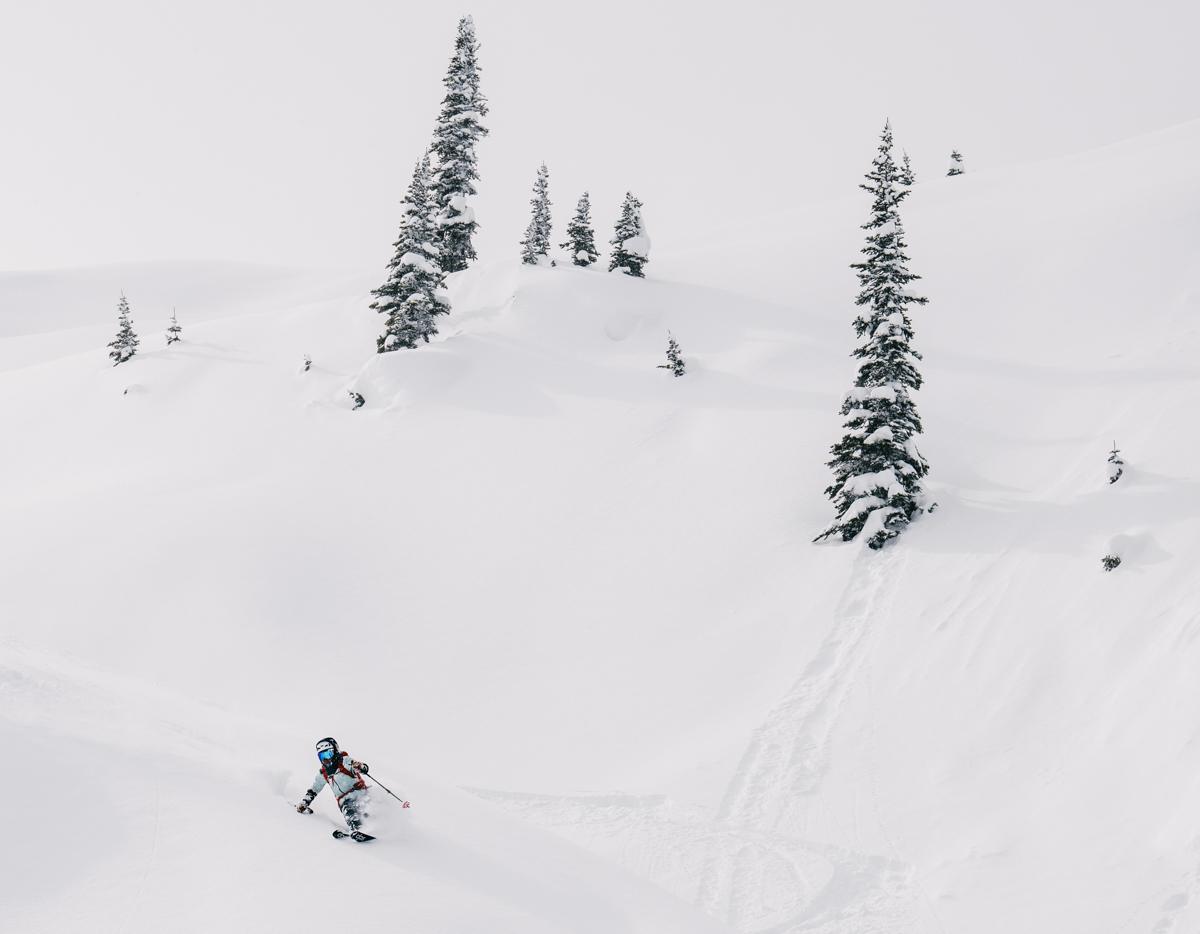 Women Skiing in Scott Jacket