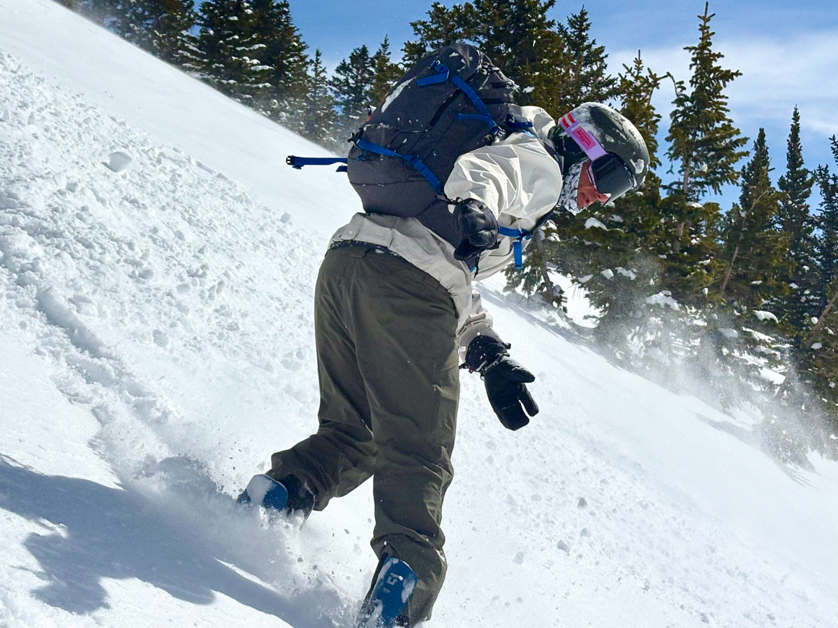 Man Snowboarding