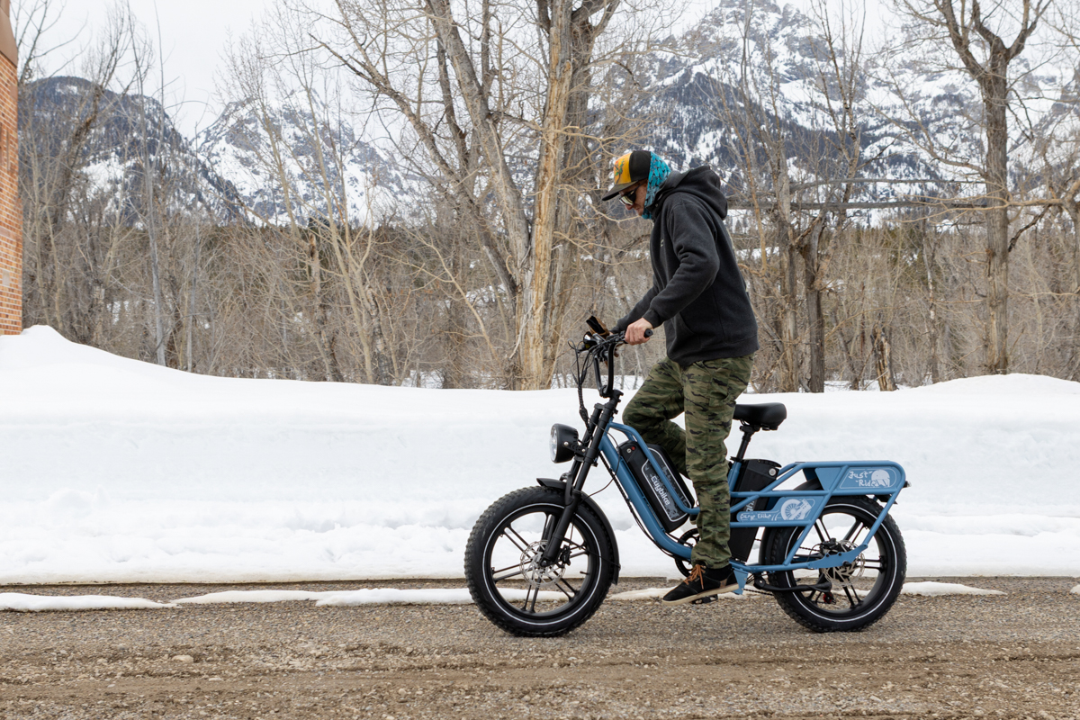 Man Standing Up While Riding