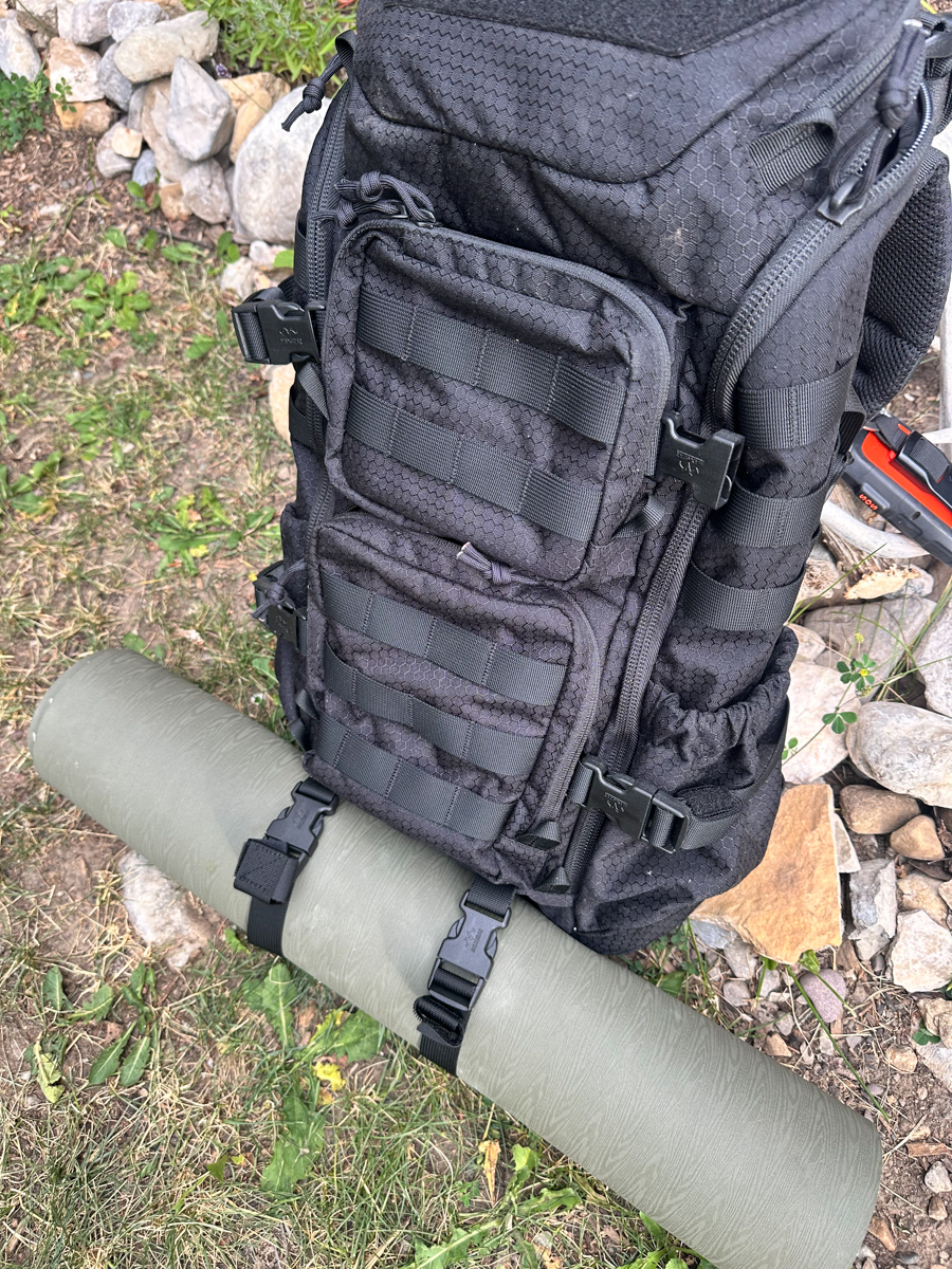 Backpack with Sleeping Pad