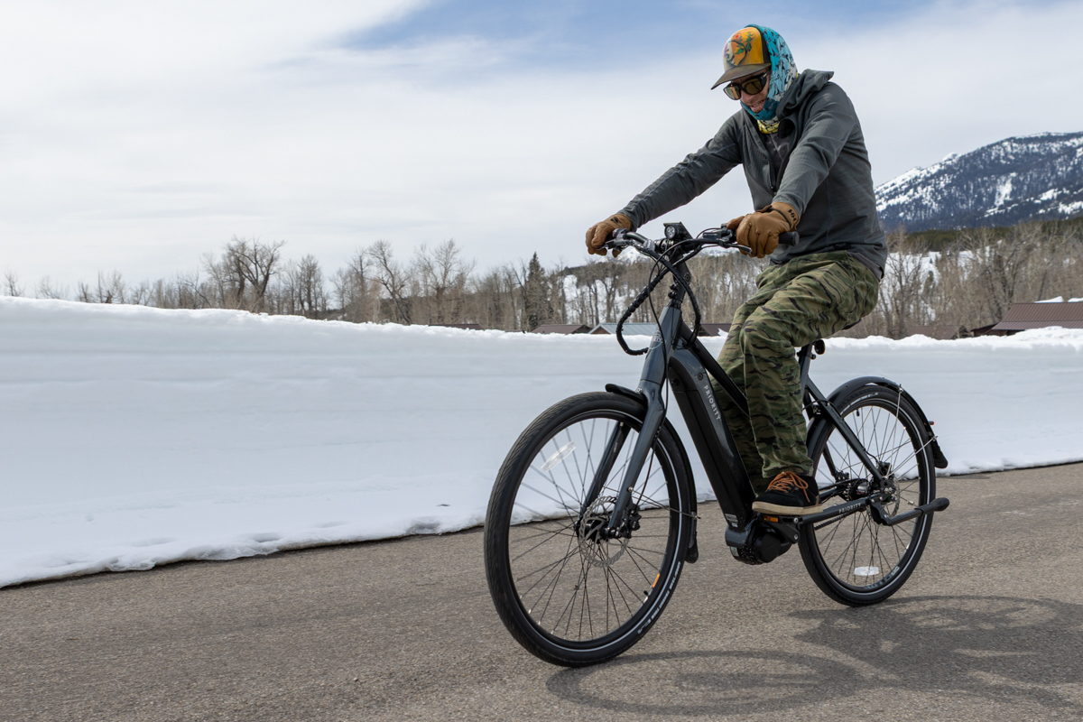 Mike Hardaker Riding E-Bikes