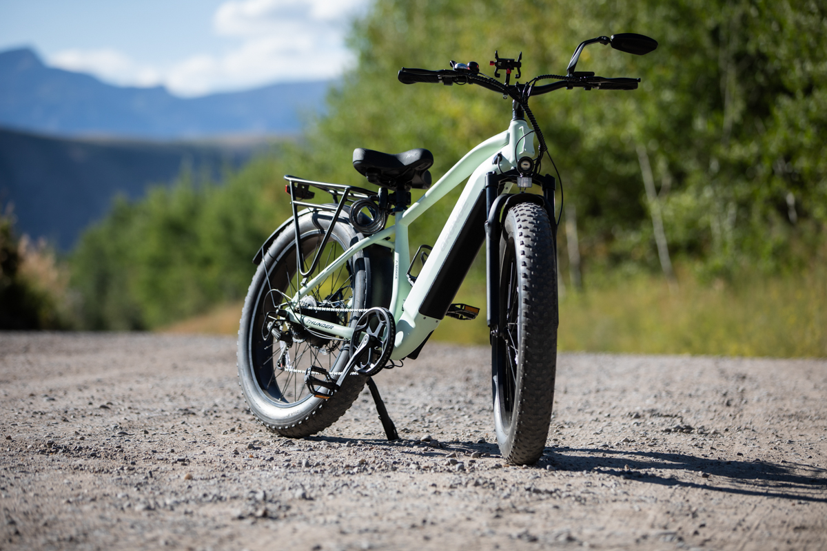 E-Bike with Rear Rack 400lbs Total Capacity