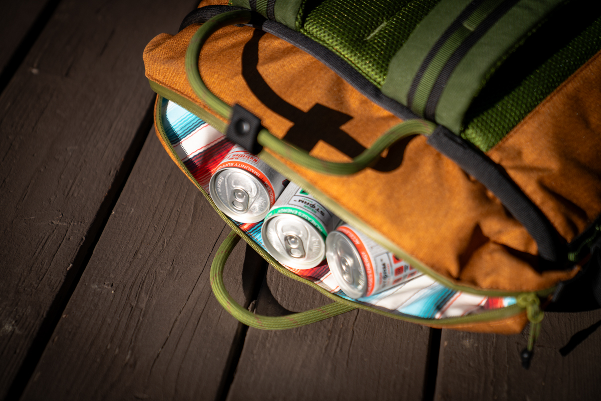 Cooler with Energy Drinks