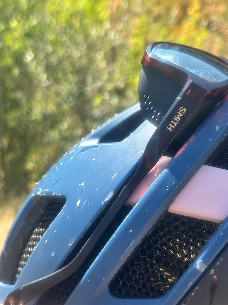 Smith Helmet and Sunglasses