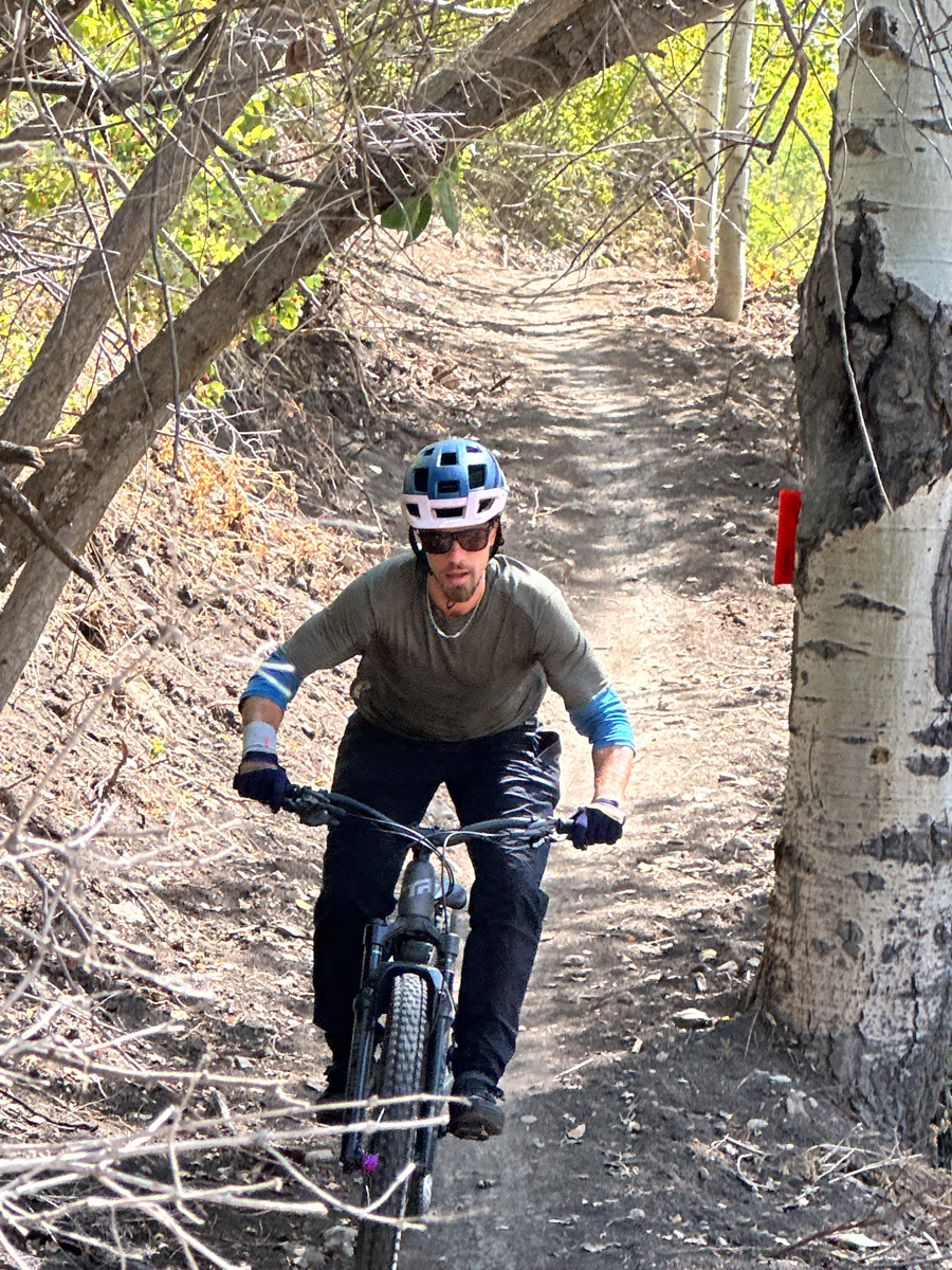 Pat Kinney Enjoying a MTB Ride