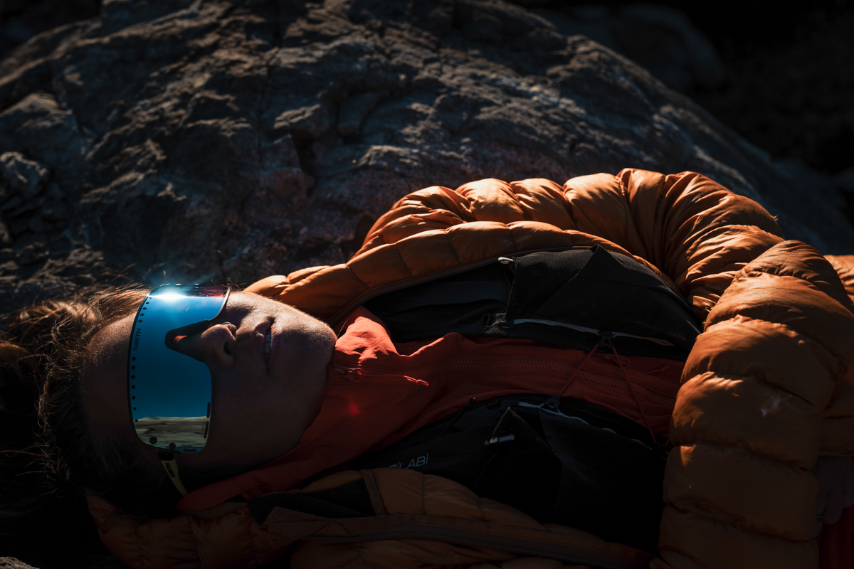 Women Laying Down Wearing Sunglaasses