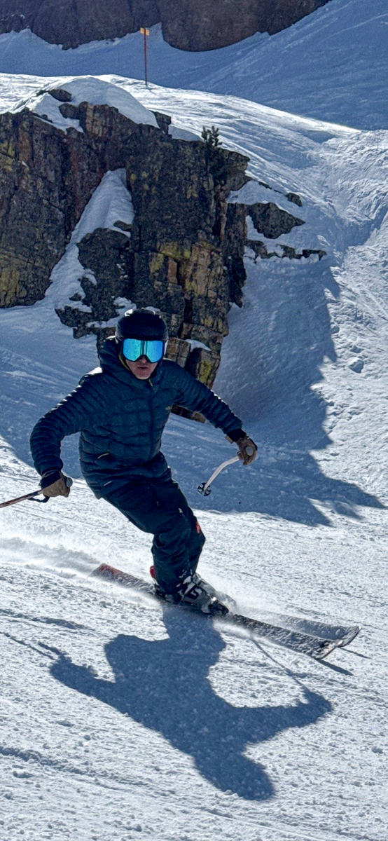 Man Skiing Teton Village