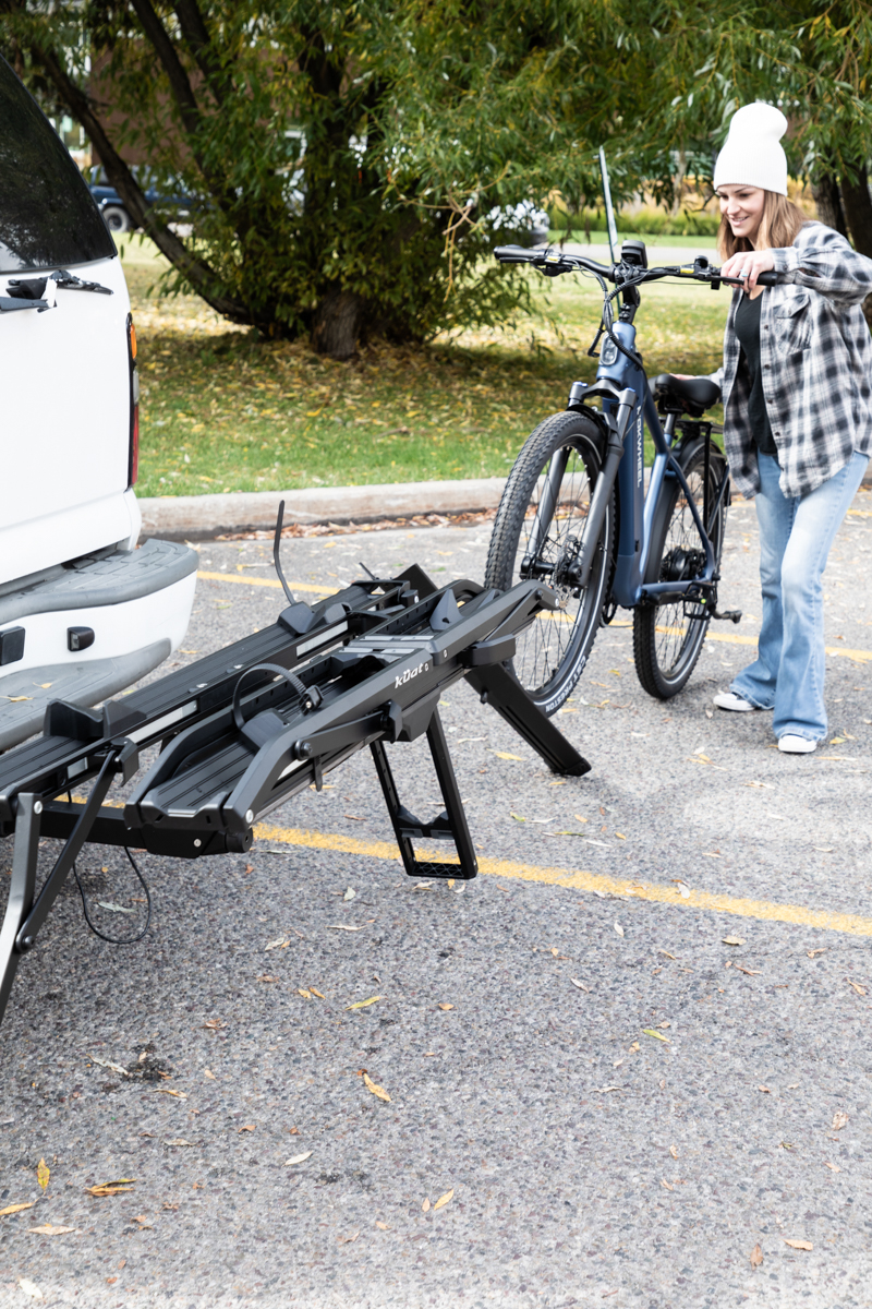 Normally We're Not Smiling While Loading Big E-Bikes, KUAT Changed Things Up a Bit and Made this Great to Use for the ENTIRE Family | Photo Rich Goodwin Mountain Weekly News