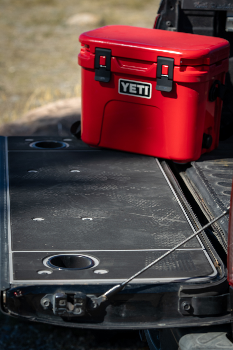 Tailgate with Cup Holder