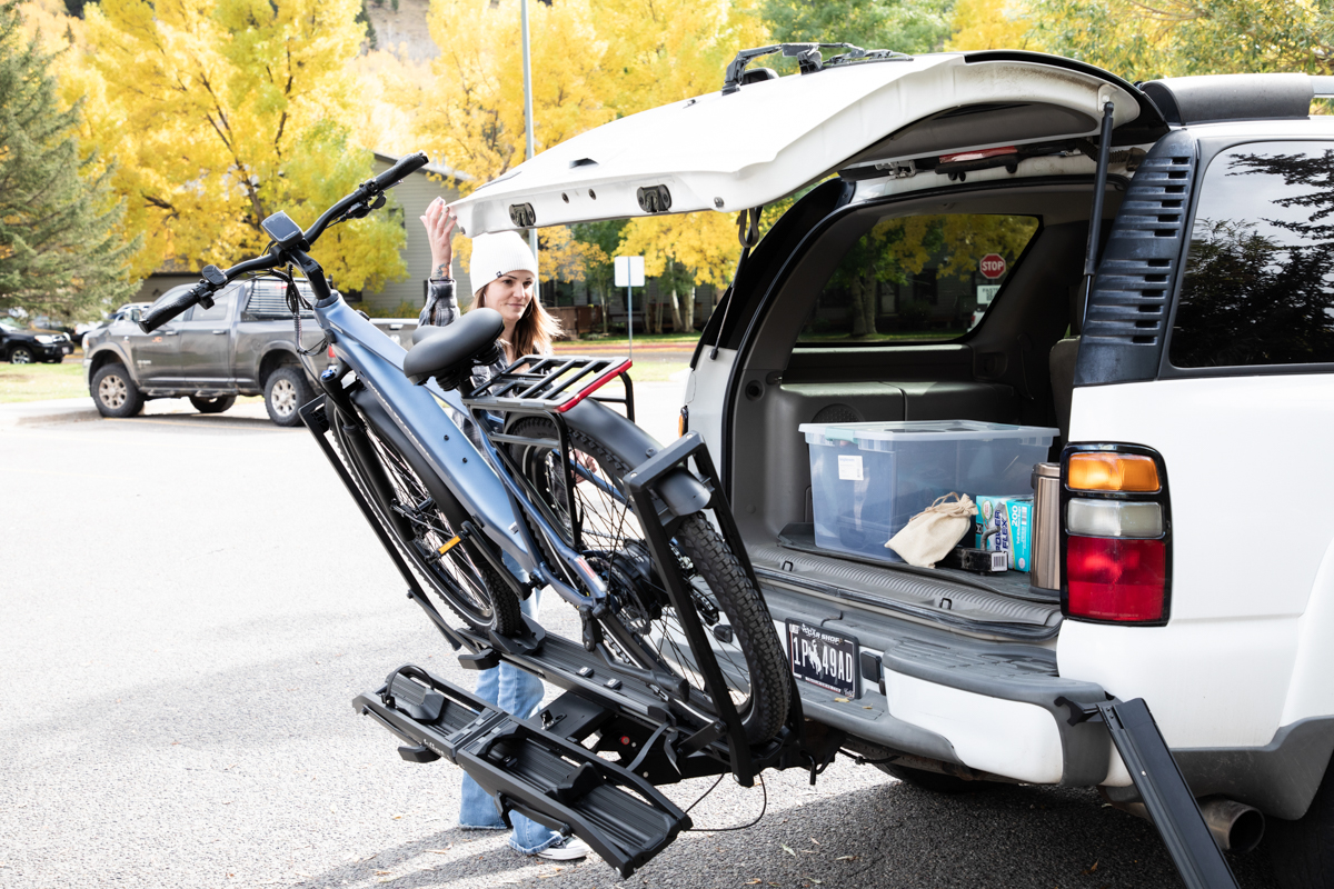 KUAT Put A lot of Thought into the Function and Features of This Rack, The Tilt Was Especially Nice for Tailgate Access | Photo Rich Goodwin Mountain Weekly News