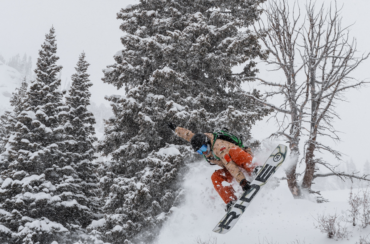 Snowboarder David Rodgers