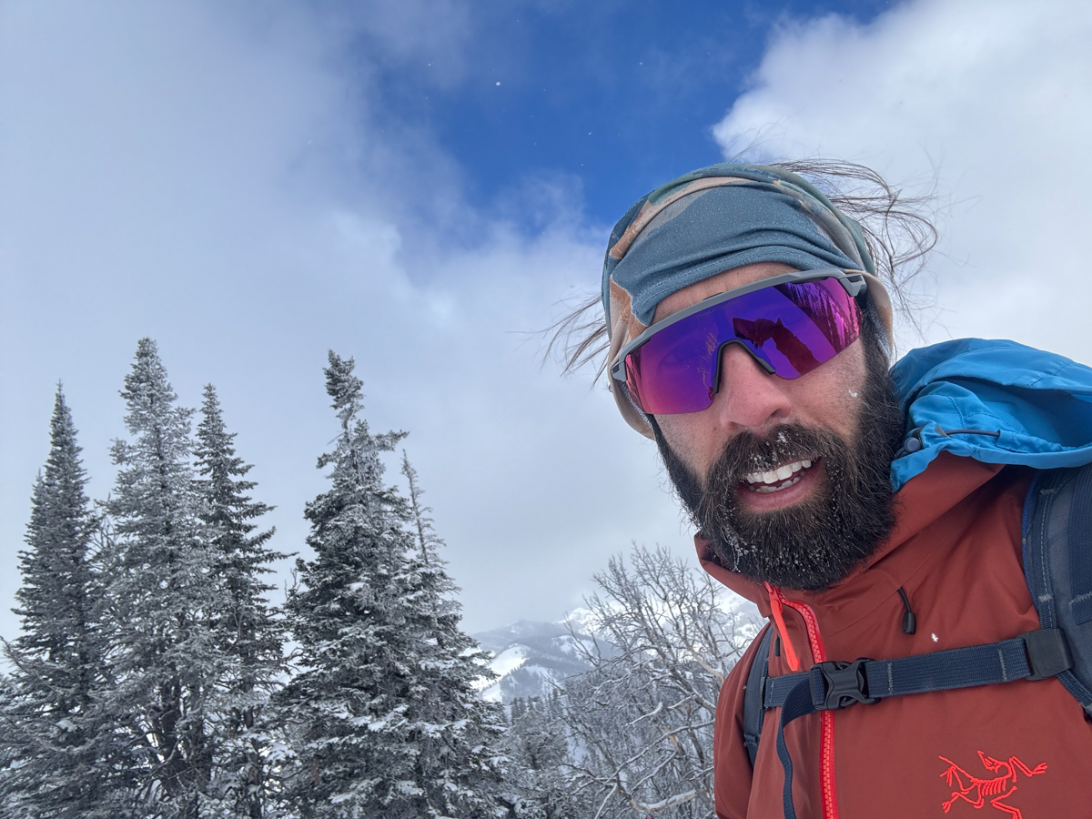 Man Wearing Sunglasses in the Mountains