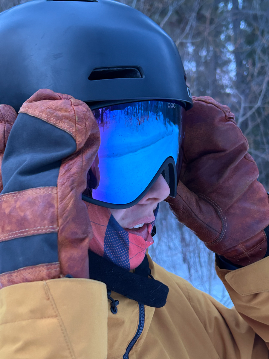 Man Wearing POC Sunglasses