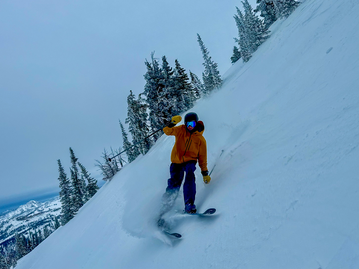 Skier at Grand Targhee