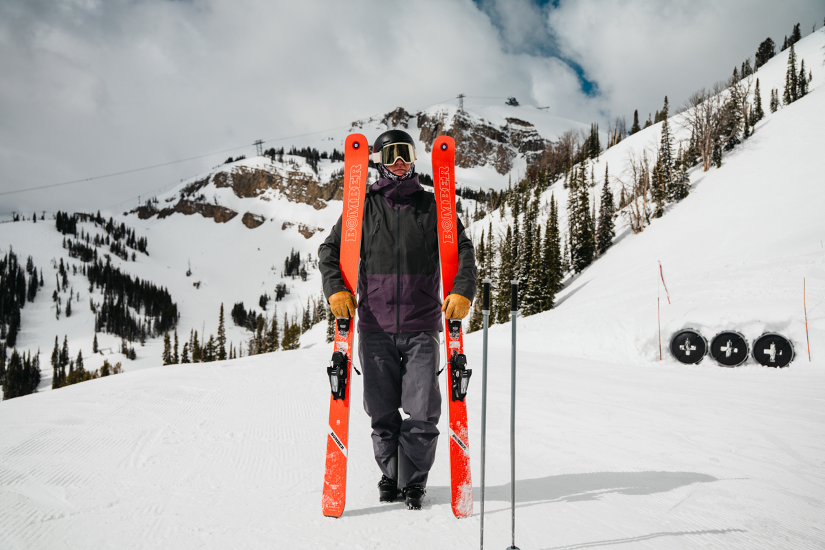 Skier at Jackson Hole