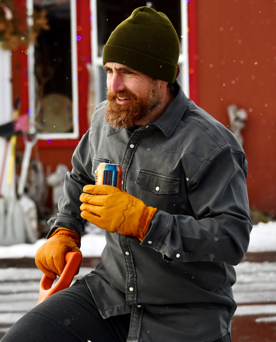 Man Wearing Flannel