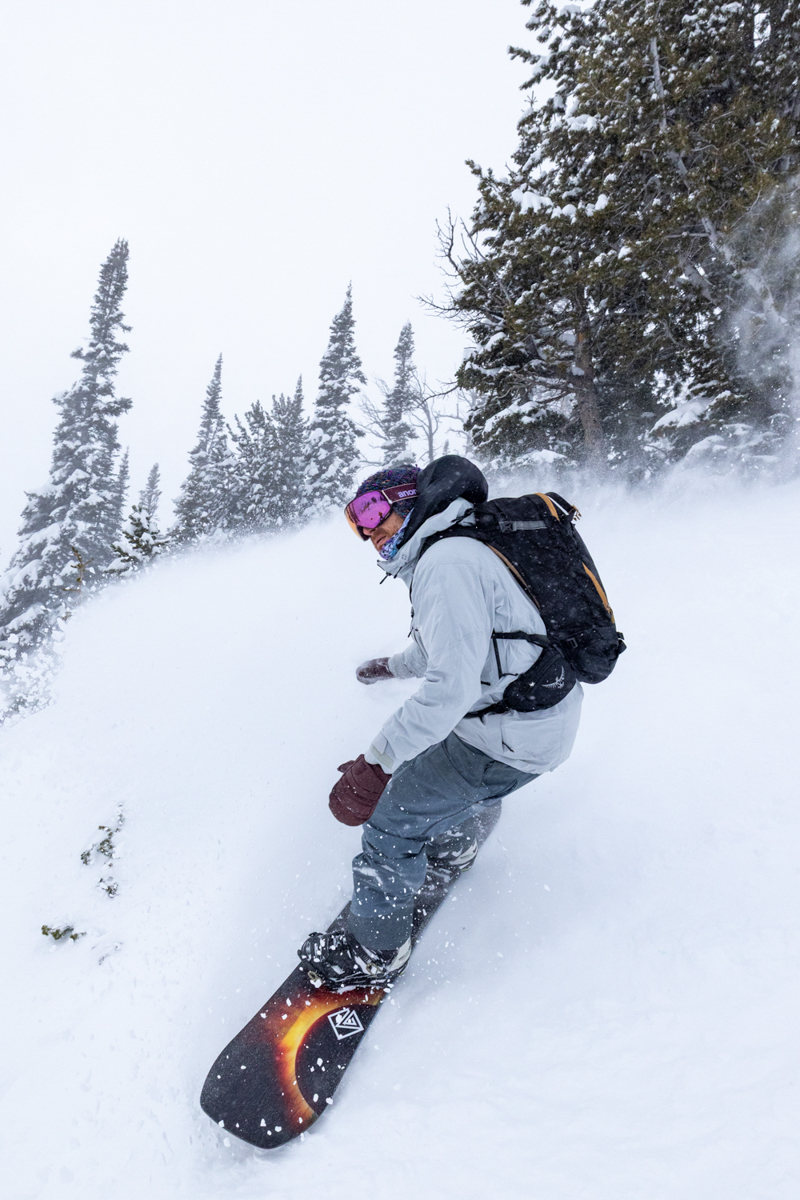 Mike Hardaker Snowboarding Jackson Hole