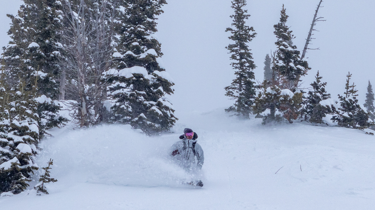 Deep Snowboard Powder Jackson Hole