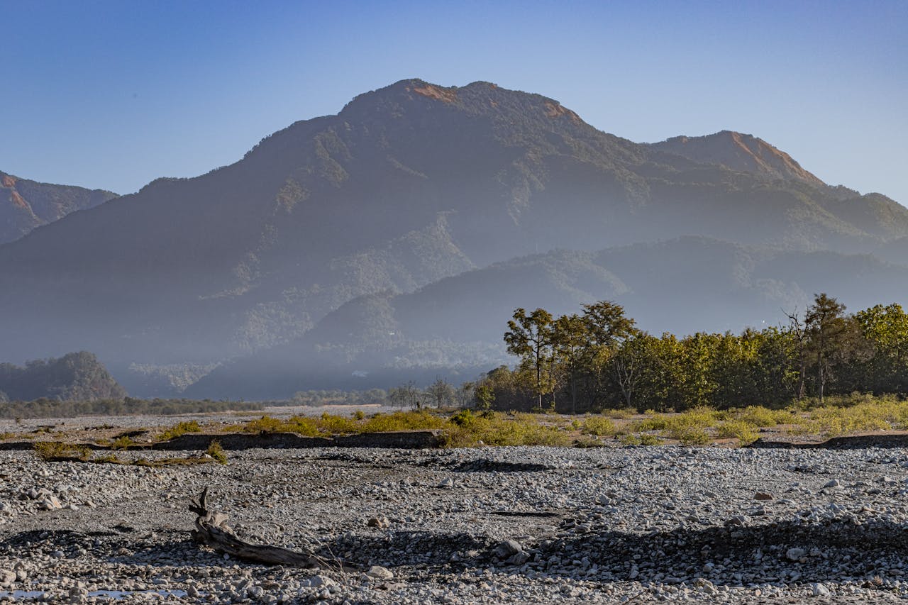 High Mountain Desert Jim Corbett National Park, Uttarakhand, India