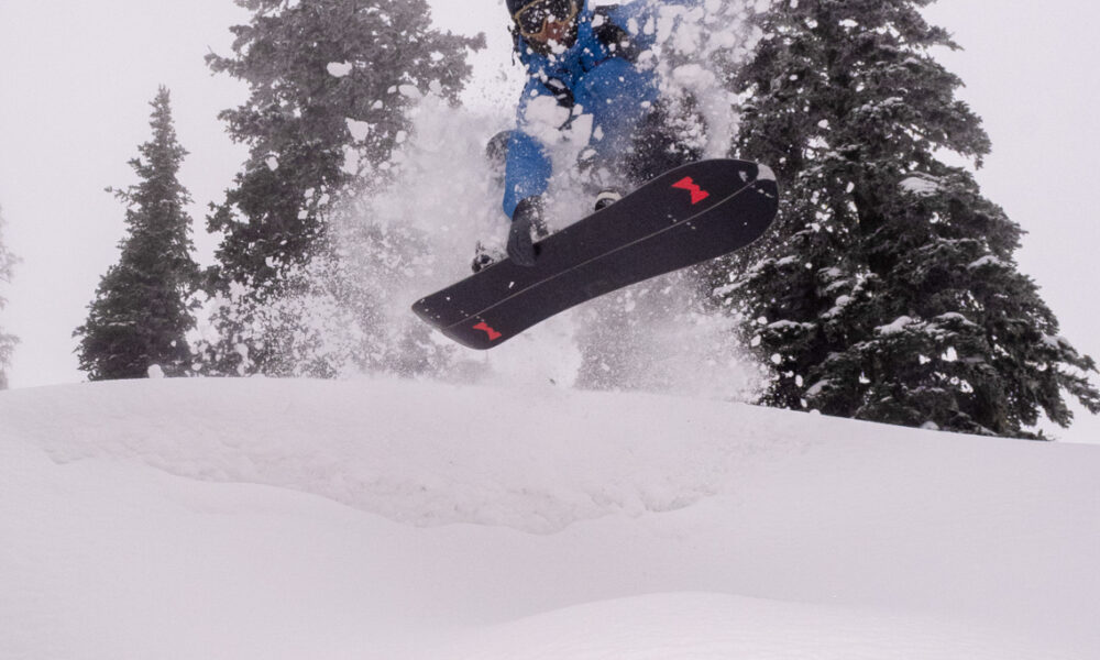 Snowboarder Testing POC Calyx Helmet