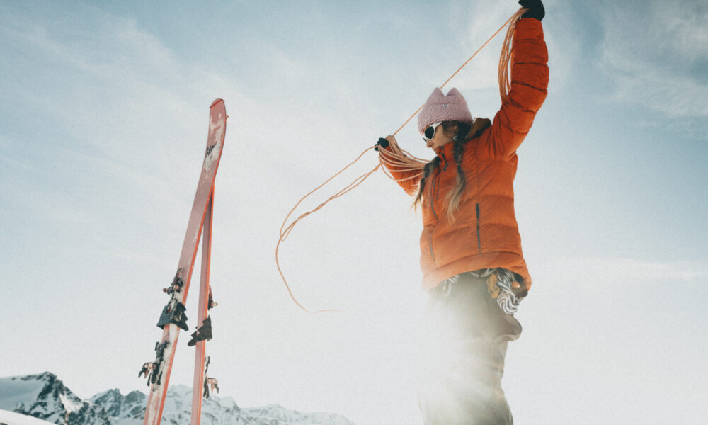 Lauren Funaro Testing Ski Gear