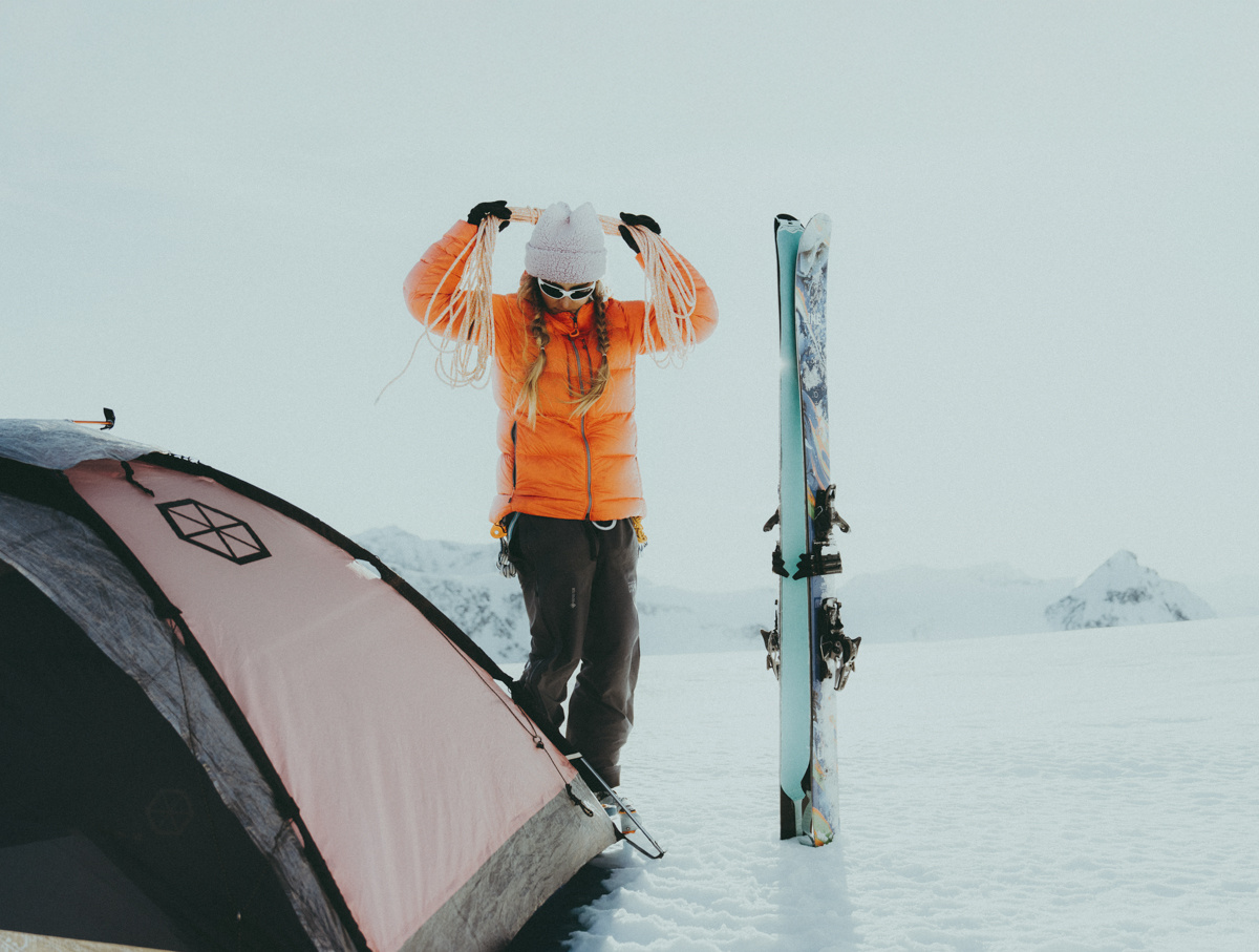 Women Wearing Smith Sunglasses on Glacier