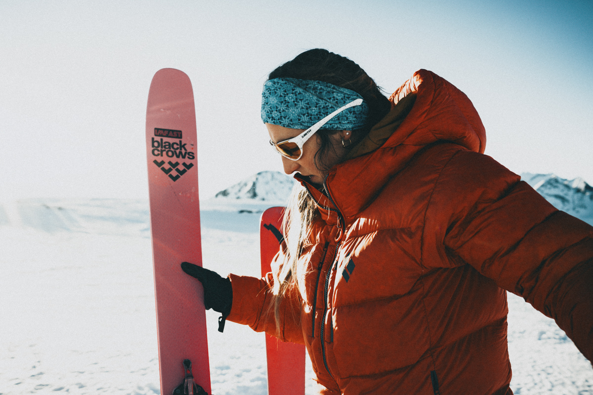 Women Ski Touring i NSunglasses
