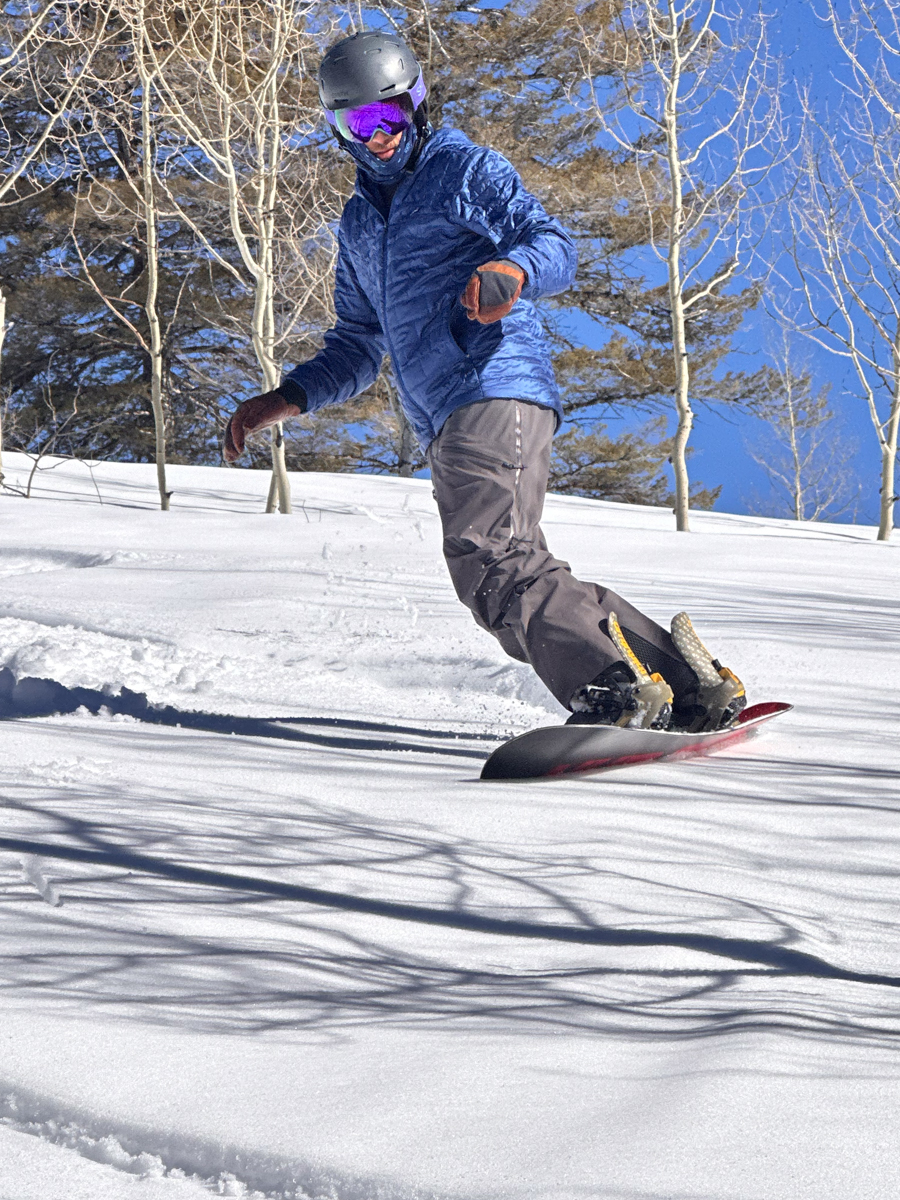 Snowboarder Patrick Kinney