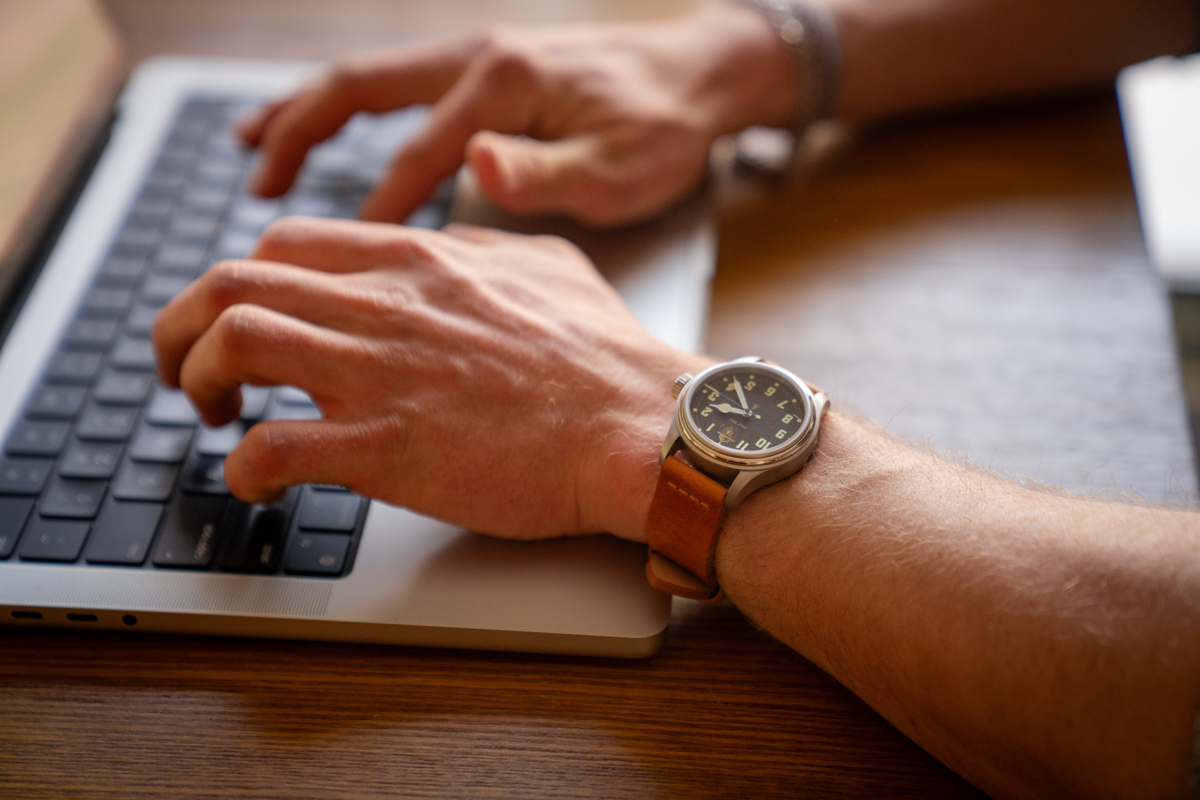 Man Wearing VERO Watch