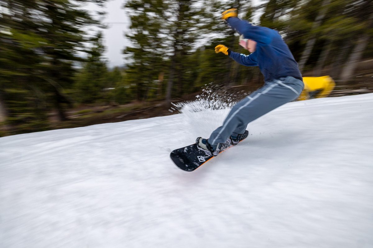 Going Fast on SNowboard