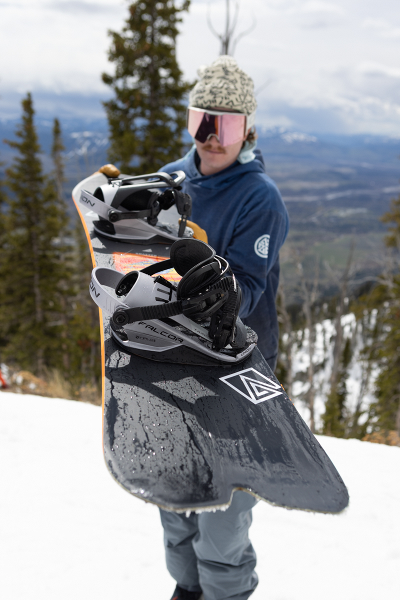 Close-up of the Armada Shatterpoint swallowtail and Jackson Hole Teton Tested - Sam Dykema.