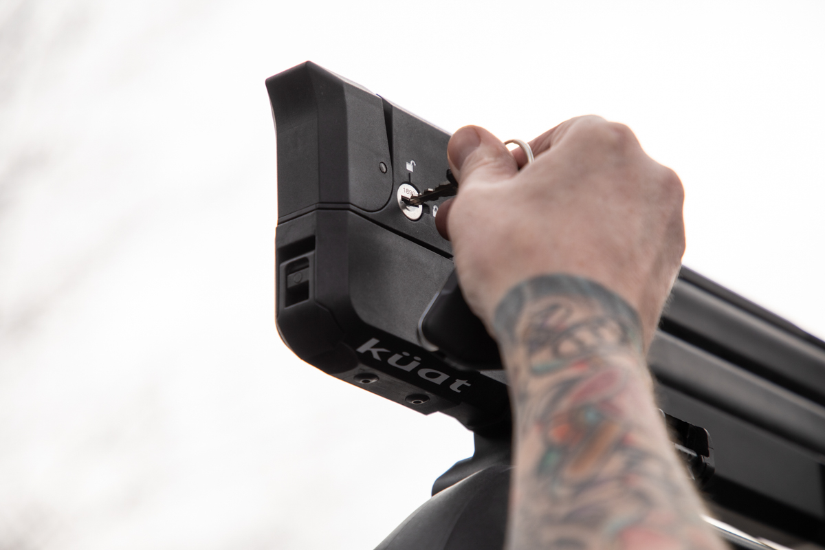 Lockable Ski Rack