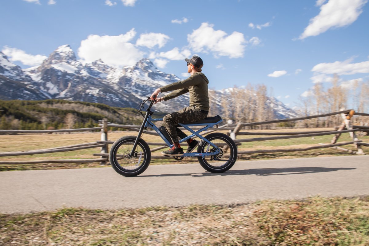 Man out for a Ride in Grand Teton National Park