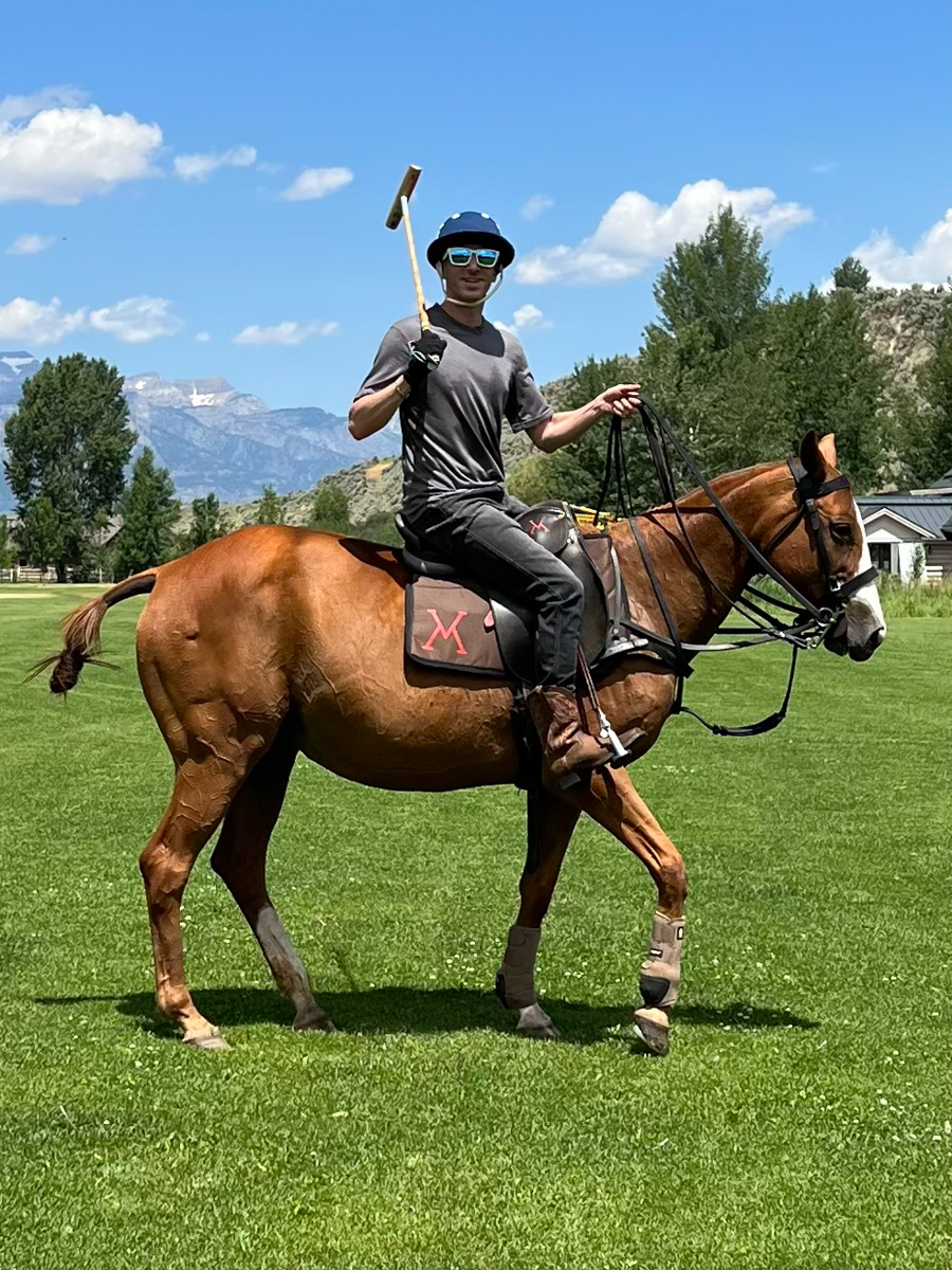 Mike Hardaker Jackson Hole Polo Player