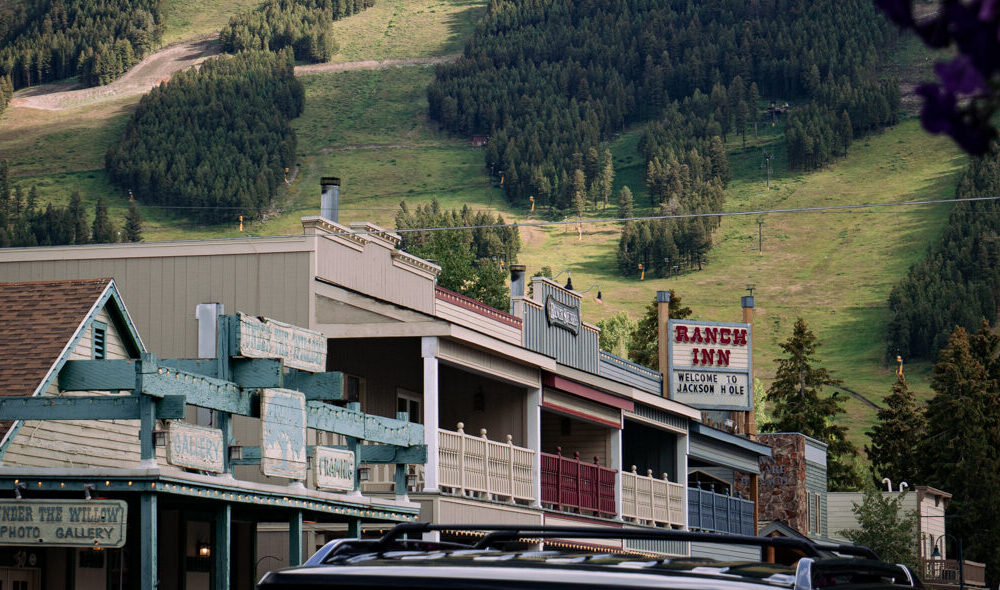 A view of Downtown Jackson WY